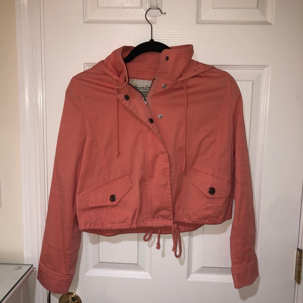 American Rag salmon utility jacket